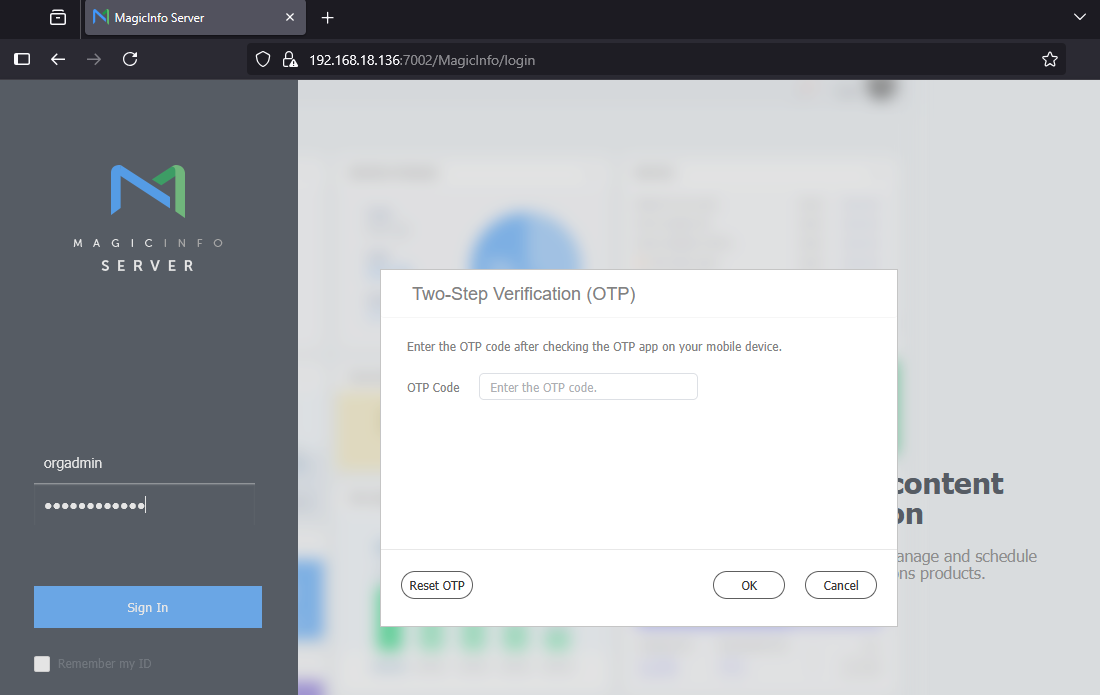 Enforced two factor, nice touch